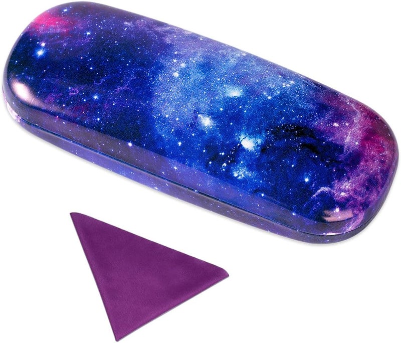 PERFECTSIGHT Store Hard Shell Eyeglasses Case, PU Leather Protective Glasses Case, Cute Eyeglass Case for Women Men Girls - Image 1